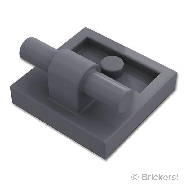 LEGOR パーツ 6457961 プレート 2 x 2 - ハンドル付き：[Dark Bluish Gray / ダークグレー] 5066-199 の商品ページ｜レゴRパーツ バラ売りのブリッカーズ