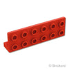 ブラケット インバート 1 x 6 - 2 x 6 / 1 x 4 - カットアウト：[Red / レッド]