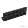 ブラケット インバート 1 x 6 - 2 x 6 / 1 x 4 - カットアウト：[Black / ブラック]