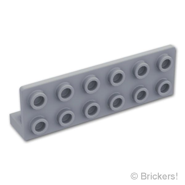 LEGO® パーツ 6593247 ブラケット 1 x 6 - 2 x 6 - 逆 / 1 x 4 カットアウト：[Light Bluish Gray / グレー] 5090-194 