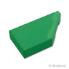 タイル 1 x 2 - ウェッジ 右：[Green / グリーン]