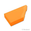 タイル 1 x 2 - ウェッジ 右：[Orange / オレンジ]
