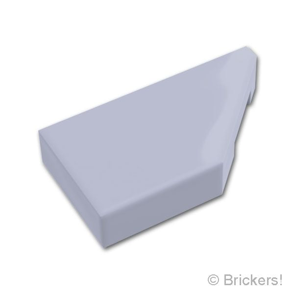 LEGO® パーツ 6558799 タイル 1 x 2 - ウェッジ 右：[Light Bluish Gray / グレー] 5092-194 