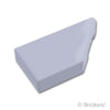 タイル 1 x 2 - ウェッジ 右：[Light Bluish Gray / グレー]