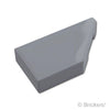 タイル 1 x 2 - ウェッジ 右：[Dark Bluish Gray / ダークグレー]