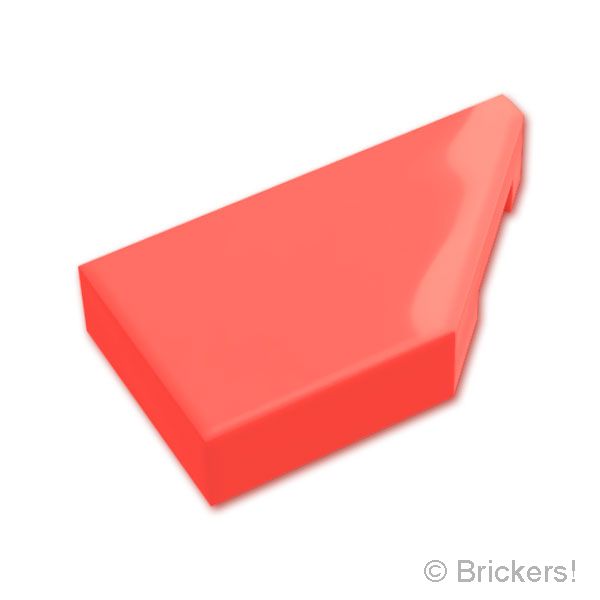 LEGO® パーツ 6609640 タイル 1 x 2 - ウェッジ 右：[Coral / コーラル] 5092-353 