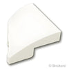 ウェッジ カーブ 2×2×2/3 - 右：[White / ホワイト]