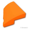 ウェッジ カーブ 2×2×2/3 - 右：[Orange / オレンジ]