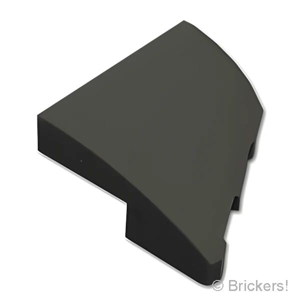 LEGOR パーツ 6477763/6507846 カーブ ウェッジ 2×2×2/3 - 左：[Black / ブラック] 5095-026 の商品ページ｜レゴRパーツ バラ売りのブリッカーズ