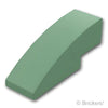スロープ カーブ 3 x 1：[Sand Green / サンドグリーン]