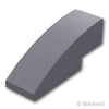 スロープ カーブ 3 x 1：[Dark Bluish Gray / ダークグレー]