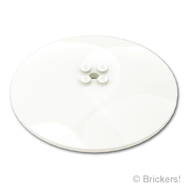 LEGO® パーツ 6385547 ディッシュ 10 x 10：[White / ホワイト] 50990b-001 