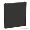 ウィンドウ ガラス 1 x 3 x 3 - フラットフロント：[Black / ブラック]
