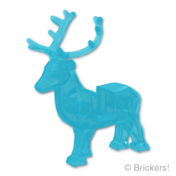 LEGO® パーツ 6662106 トナカイ：[Satin Tr - Lt Blue / サテントランスライトブルー] 51493c01-362 