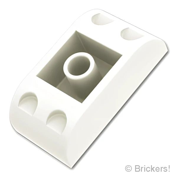 LEGO® パーツ 6461062 スロープ インバート カーブ ダブル 4 x 2：[White / ホワイト] 5174-001 の商品ページ｜レゴRパーツ バラ売りのブリッカーズ