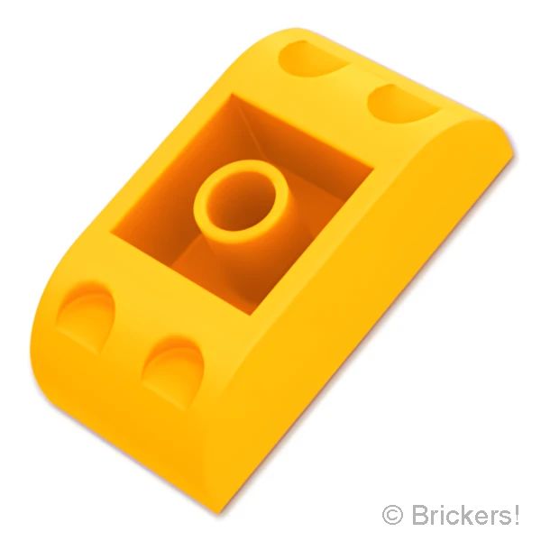 LEGOR パーツ 6468850 スロープ インバート カーブ ダブル 4 x 2：[Bt,Lt Orange / ブライトライトオレンジ] 5174-191 の商品ページ｜レゴRパーツ バラ売りのブリッカーズ