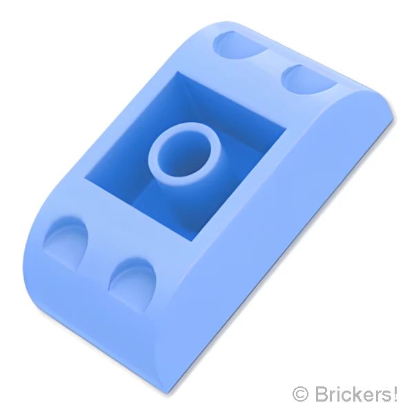 LEGOR パーツ 6522318 スロープ インバート カーブ ダブル 4 x 2：[Bt,Lt Blue / ブライトライトブルー] 5174-212 の商品ページ｜レゴRパーツ バラ売りのブリッカーズ