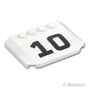 ウェッジ トリプル カーブ 4 x 6 x 2/3 - ブラックの10：[White / ホワイト]