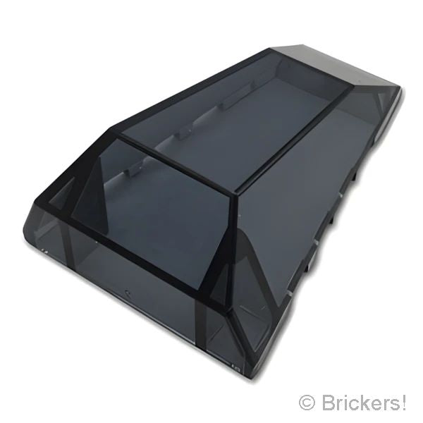 LEGOR パーツ 6463049/6511015 ウィンドスクリーン キャノピー 6 x 4 x 1 2/3 - クローズバック：[Tr,Black / トランスブラック] 5241-375 の商品ページ｜レゴRパーツ バラ売りのブリッカーズ