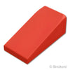 スロープ 18° 2 x 1 x 2/3：[Red / レッド]