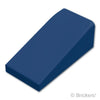 スロープ 18° 2 x 1 x 2/3：[Dark Blue / ダークブルー]