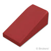 スロープ 18° 2 x 1 x 2/3：[Dark Red / ダークレッド]