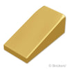 スロープ 18° 2 x 1 x 2/3：[MetallicGold / メタリックゴールド]
