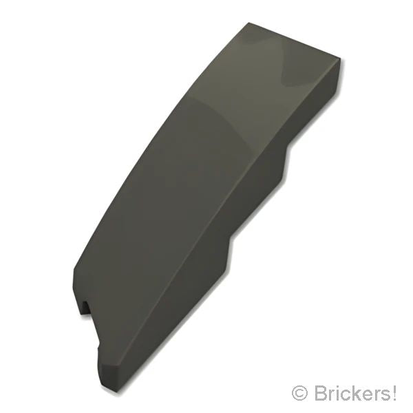 LEGOR パーツ 6477765/6513923 カーブ ウェッジ 4 x 1 - 右：[Black / ブラック] 5414-026 の商品ページ｜レゴRパーツ バラ売りのブリッカーズ