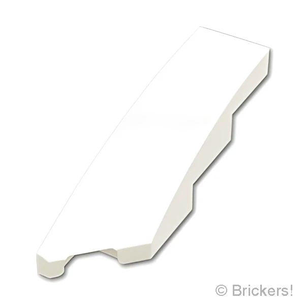 LEGOR パーツ 6477768/6513930 カーブ ウェッジ 4 x 1 - 左：[White / ホワイト] 5415-001 の商品ページ｜レゴRパーツ バラ売りのブリッカーズ