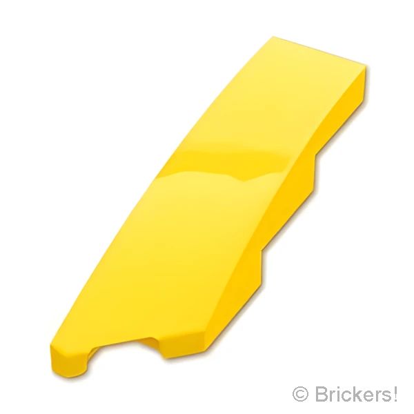 LEGOR パーツ 6494872 カーブ ウェッジ 4 x 1 - 左：[Yellow / イエロー] 5415-024 の商品ページ｜レゴRパーツ バラ売りのブリッカーズ