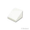 スロープ 30° 1 x 1 x 2/3：[White / ホワイト]