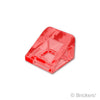 スロープ 30° 1 x 1 x 2/3：[Tr,Red / トランスレッド]
