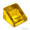 スロープ 30° 1 x 1 x 2/3：[Tr,Yellow / トランスイエロー]