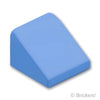 スロープ 30° 1 x 1 x 2/3：[Md,Blue / ミディアムブルー]