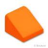 スロープ 30° 1 x 1 x 2/3：[Orange / オレンジ]