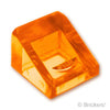 スロープ 30° 1 x 1 x 2/3：[Tr,Orange / トランスオレンジ]