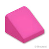 スロープ 30° 1 x 1 x 2/3：[Dark Pink / ダークピンク]
