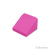 スロープ 30° 1 x 1 x 2/3：[Dark Pink / ダークピンク]