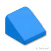 スロープ 30° 1 x 1 x 2/3：[Dark Azure / ダークアズール]