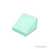 スロープ 30° 1 x 1 x 2/3：[Light Aqua / ライトアクア]