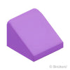スロープ 30° 1 x 1 x 2/3：[Md,Lavender / ミディアムラベンダー]