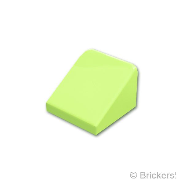 スロープ 30° 1 x 1 x 2/3：[Yellowish Green / イエローイッシュグリーン]