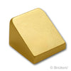 スロープ 30° 1 x 1 x 2/3：[MetallicGold / メタリックゴールド]
