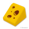 スロープ 30° 1 x 1 x 2/3 - チーズ：[Yellow / イエロー]