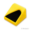 スロープ 30° 1 x 1 x 2/3 - ベント左：[Yellow / イエロー]