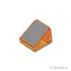 スロープ 30° 1 x 1 x 2/3 - 発光ディテール：[Tr,Orange / トランスオレンジ]