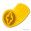 ブロック ラウンド 2 x 2 - 45°エルボー H27.7mm：[Yellow / イエロー]