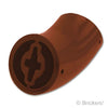 ブロック ラウンド 2 x 2 - 45°エルボー H27.7mm：[Reddish Brown / ブラウン]