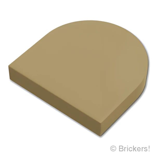 LEGOR レゴ パーツ 6520568 タイル ラウンド 1 x 1 - 半円：[Dark Tan / ダークタン] 5520-138 