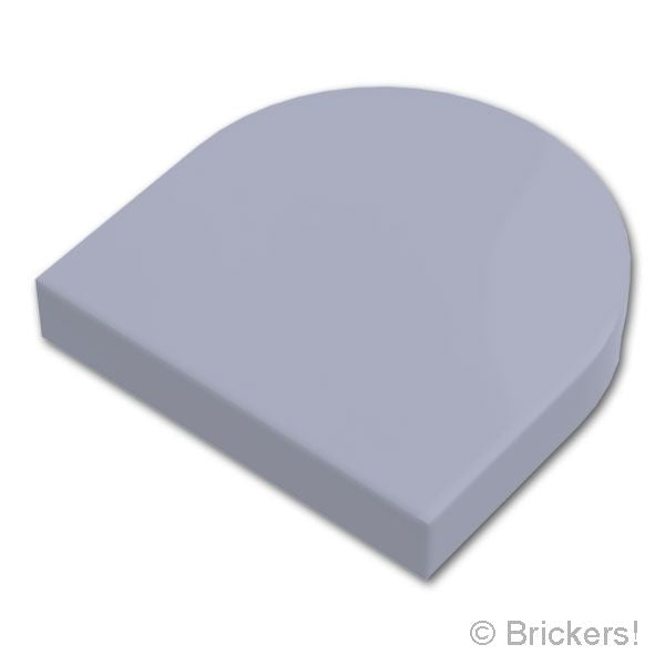 LEGO® パーツ 6565027 タイル ラウンド 2 x 2 - 半円：[Light Bluish Gray / グレー] 5520-194 